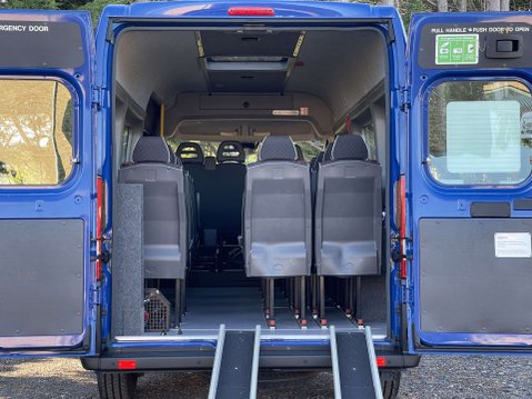 Peugeot Boxer 2.2 17-seat Minibus Lite, Non-D1 with Telescopic Ramps. 5dr Diesel Manual L 14