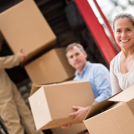 What is the best way to load a moving van?