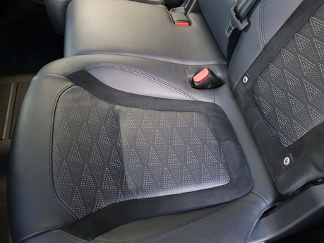 Genuine Land Rover SVR leather front and rear seat conversion for the Defender 110 Commercial 8