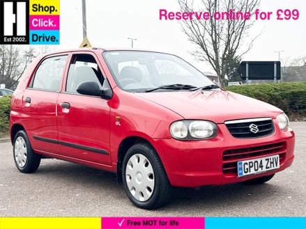2004 ALTO 1.1 GL HATCHBACK 5DR PETROL MANUAL 119 G KM, 61 BHP YEAR... photo