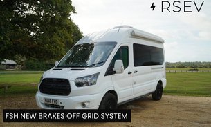 Ford Transit 350 L3 H3 P/V DRW FSH New Brakes Off Grid Solar Cassette Toilet Air Con +++ 1