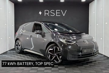Volkswagen ID.3 Tour 77kWh Battery, Longest Range, Head Up Display, Massage Seats, Rev Cam