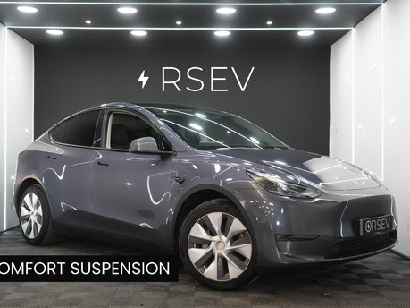 Tesla Model Y LONG RANGE AWD Comfort Suspension Midnight Silver GROK AI One Owner VAT Q