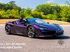 Ferrari SF90 Spider ATELIER EXAMPLE. VIOLA HONG KONG. CARBON INT & EXT. FRONT LIFT. 