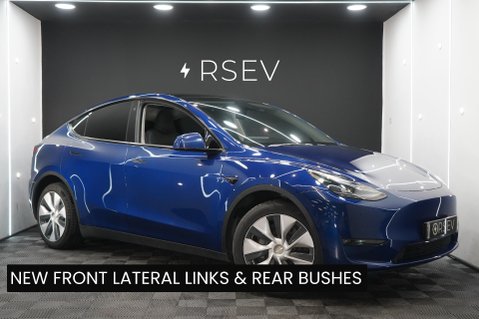 Tesla Model Y LONG RANGE AWD Battery SOH 90% Deep Metallic Blue One Owner VAT Qualifying 