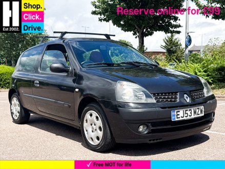 2003 RENAULT CLIO 1.2 EXTREME HATCHBACK 3DR PETROL MANUAL 139 G KM, 75 BHP YEAR... photo