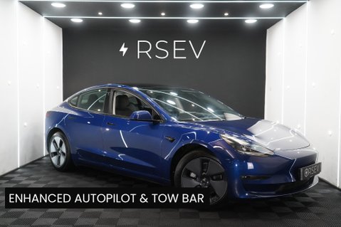 Tesla Model 3 Long Range Tow Bar! Enhanced AP Heat Pump Deep Metallic Blue  