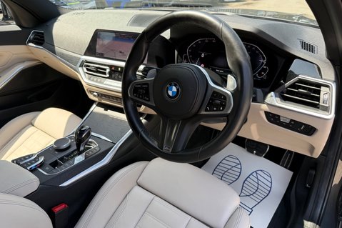 BMW 3 Series 330E M SPORT -PAN ROOF -M PRO PACK -OYSTER LEATHER -ONE OWNER -FBMWSH 15