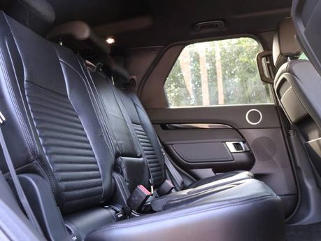 HSE Manual folding rear seating for used Discovery 5 Commercial: Genuine Land Rover seats with ISOFIX (2017+ model) in leather, fitted