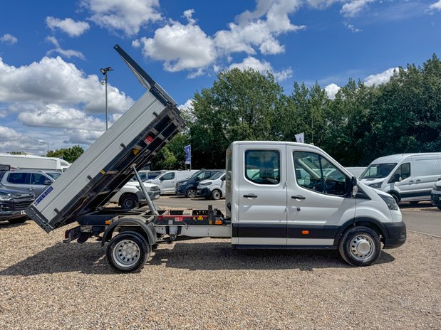 Ford Transit Tipper [SOLD MT] Crew Cab LWB L3 Leader 350 Dual Rear Wheel Tow Bar EURO 6 6