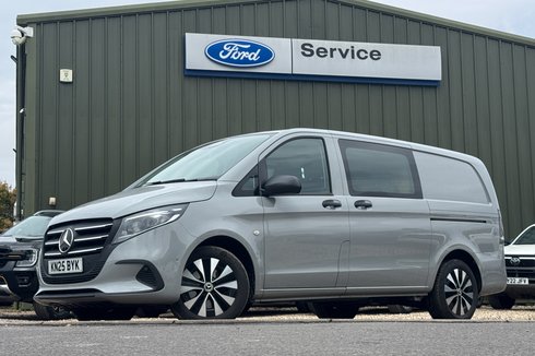Mercedes-Benz Vito Crew Cab AUTO LWB L2H1 Low Roof Air Con Alloys Sensors Cam EURO 6