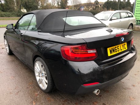 BMW 2 Series 218D M SPORT convertible just 49,000m, Nav, bluetooth, sport seats £165 tax 7
