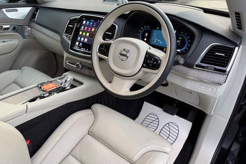 Volvo XC90 RECHARGE T8 ULTIMATE AWD - BLOND LEATHER - VAT QUALIFYING 37