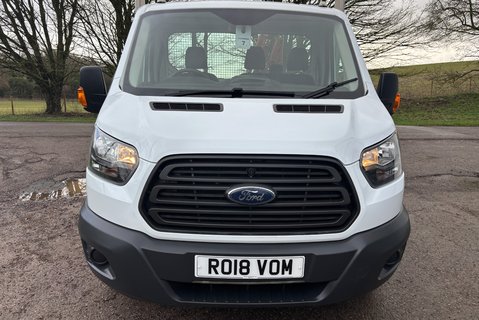 Ford Transit 350 Srw 130 ps Dropside Truck with Maxilift PH110 Crane 11