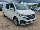 Volkswagen Transporter Crew Cab AUTO LWB L2H1 Highline T32 A/C Alloys Sensors EURO 6 NO VAT 6