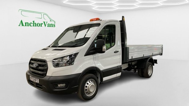 Ford Transit Tipper MWB L2 Leader 350 Air Con Dual Rear Wheel Sensors Cam Tow Bar EURO 6 1