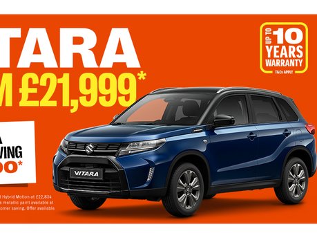 SUZUKI VITARA £5,300 CUSTOMER SAVING