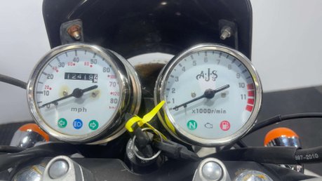 Ajs Tempest CADWELL 2019 12K RUNNING PROJECT CAFE RACER BIKE 125CC 9