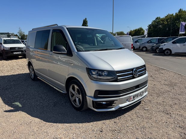 Volkswagen Transporter AUTO Crew Cab SWB L1H1 210BHP T32 Tdi Sportline Kombi Nav EURO 6 NO VAT 5