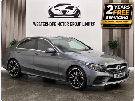 Mercedes-Benz C Class 2.0 C220d AMG Line (Premium) G-Tronic+ Euro 6 (s/s) 4dr