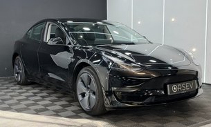 Tesla Model 3 Long Range RWD Solid Black Ryzen GROK AI Black Interior One Owner VAT Q 9