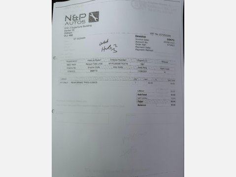 Renault Trafic 2.0 dCi ENERGY 30 Business Panel Van 5dr Diesel Manual LWB High Roof Euro 6 52