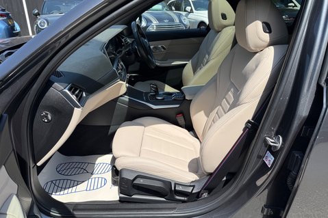 BMW 3 Series 330E M SPORT -PAN ROOF -M PRO PACK -OYSTER LEATHER -ONE OWNER -FBMWSH 4