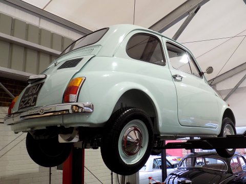 Fiat 500F Electric Conversion 76