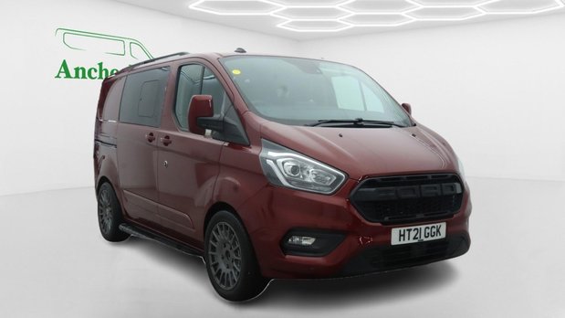 Ford Transit Custom Crew Cab SWB L1H1 Low Roof Limited 300 Air Con Alloys Sensors EURO 6 2