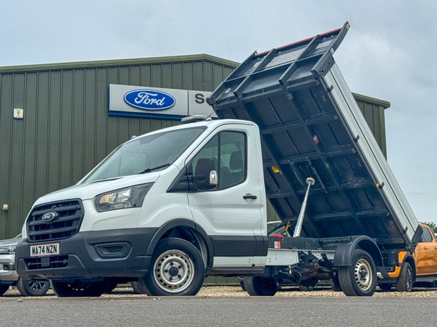 Ford Transit Tipper MWB L2 Leader 350 Air Con Tow Bar EURO 6 1
