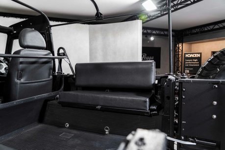 Land Rover Defender 90 TD SOFT TOP XS. MOMO WHEEL. HEATED SEATS. ALPINE STEREO. REAR BENCH SEATS. 23