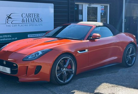 Jaguar F-Type 5.0 V8 S Convertible 2dr Petrol Auto Euro 5 (s/s) (495 ps)