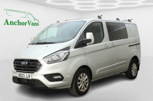Ford Transit Custom Crew Cab AUTO SWB L1H1 Low Roof Limited 320 Air Con Alloys Sensors Cam EURO