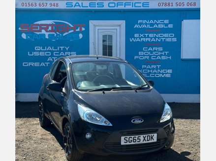 Ford Ka 1.2 Zetec Black Edition Hatchback 3dr Petrol Manual Euro 6 (s/s) (69 ps)