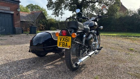 Royal Enfield Bullet 500 2011 ONLY 3K SIDE CAR 3 WHEELER LONG MOT TRIKE 500CC 12