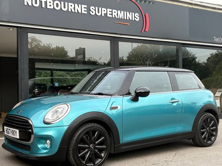 Mini Hatch Cooper 1.5 Petrol Manual Chili 3 door - CARRIBEAN AQUA - BLUETOOTH AUDIO
