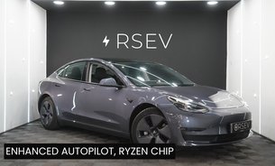 Tesla Model 3 LONG RANGE AWD Enhanced Autopilot AutoPark & Summon Ryzen GROK 1 Owner VATQ 1