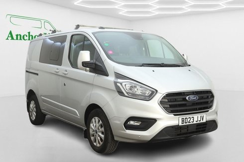 Ford Transit Custom Crew Cab AUTO SWB L1H1 Low Roof Limited 320 Air Con Alloys Sensors Cam EURO