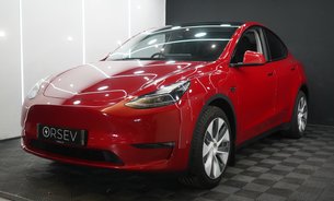 Tesla Model Y LONG RANGE AWD Red Multi Coat Comfort Suspension GROK AI One Owner VAT Q 10