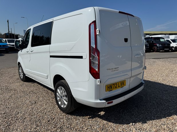 Ford Transit Custom Crew Cab AUTO SWB L1H1 Limited 320 A/C Alloys Cam Nav Sensors EURO 6 11