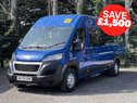 Peugeot Boxer 440 L4H2 17Seat Non-D1 Minibus LITE with wheelchair ramp. ULEZ