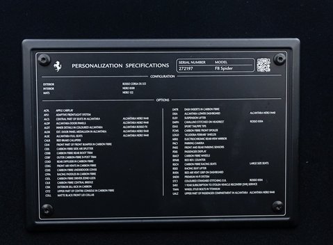 Ferrari F8 Spider 45