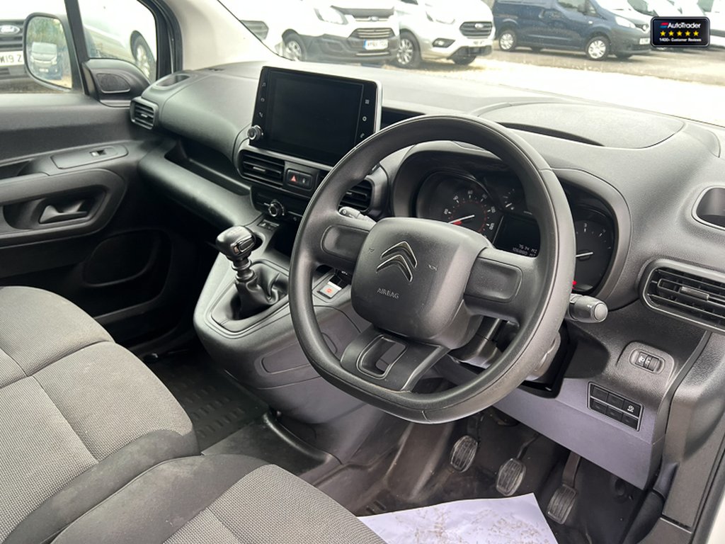 2020 Citroen BerlingoSWB L1H1 1000 Enterprise M Puretech Air Con Sensors EURO 6 NO VAT — thumbnail 29 of 51