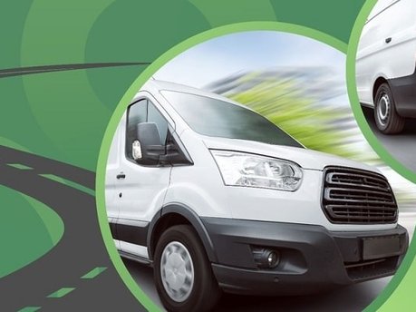 electric van range banner
