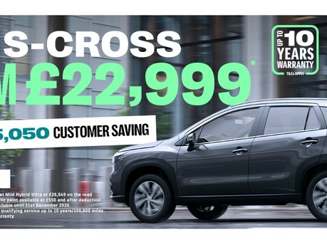 S-CROSS £5,050 CUSTOMER SAVING