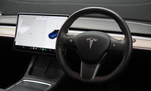 Tesla Model 3 LONG RANGE AWD One Owner Deep Blue Metallic Adaptive LEDs Pano Roof  VAT Q 12