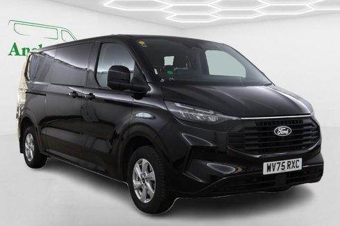 Ford Transit Custom AUTO LWB L2H1 Low Roof Limited Crew Van Air Con Alloys Sensors Cam EURO 6