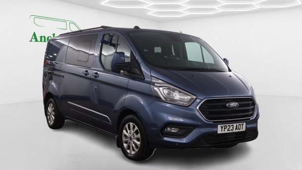 Ford Transit Custom Crew Cab AUTO LWB L2H1 Low Roof Limited 320 Air Con Alloys Cam EURO 6 2