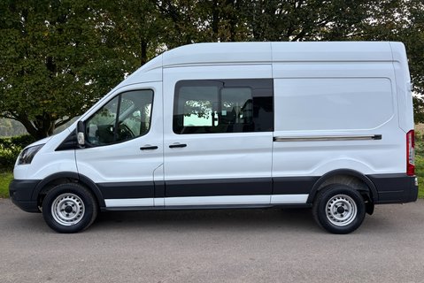 Ford Transit 350 L3 H3 130 ps Double Cab in Van - Air Con / Sat Nav 7