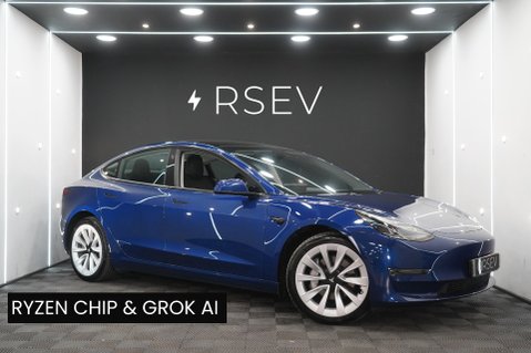 Tesla Model 3 LONG RANGE AWD 19" Sport Wheels Ryzen GROK AI Adaptive LEDs One Owner VAT Q 